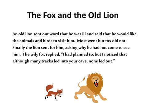 fable short story|pussycat shadow lion fables.